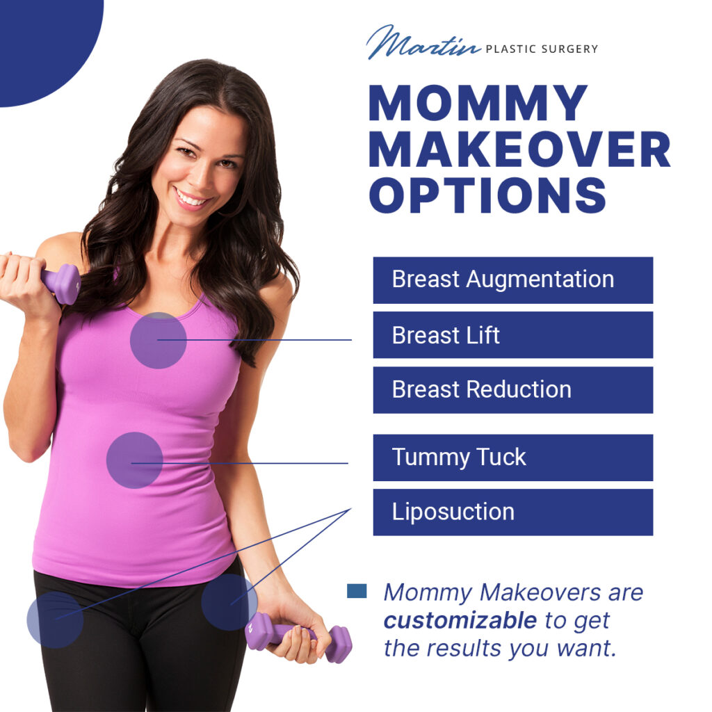 How much weight does a mommy makeover take off?